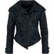 KIHILIST by KILLSTAR KILLSTAR KIHILIST Gothic Bikerjas Lunar Lycan Jacket - XS tot 4XL - voor Vrouwen - zwart