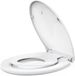 Toiletdeksel met softclosemechanisme - Quick Release-functie - wit kunststof