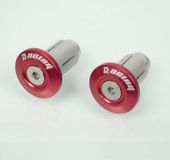 Embout de guidon alu MX rouge pour moto guidon diamètre intérieur 14/18mm Neuf