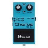 BOSS CE-2W Chorus - Premium Waza Craft Gitaareffectenpedaal met Analoge Circuits - Authentieke Reproductie van de Legendarische CE-2 & CE-1 Chorus Pedalen - Made in Japan
