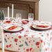 Feeric Christmas Kerst thema nappe - blanc - 240 x 140 cm - coton