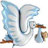 Grabo Balloons Folieballon, blauw, 135 cm, 135 cm
