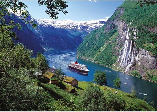 Ravensburger puzzel landschap Noors Fjord - 1000 stukjes legpuzzel