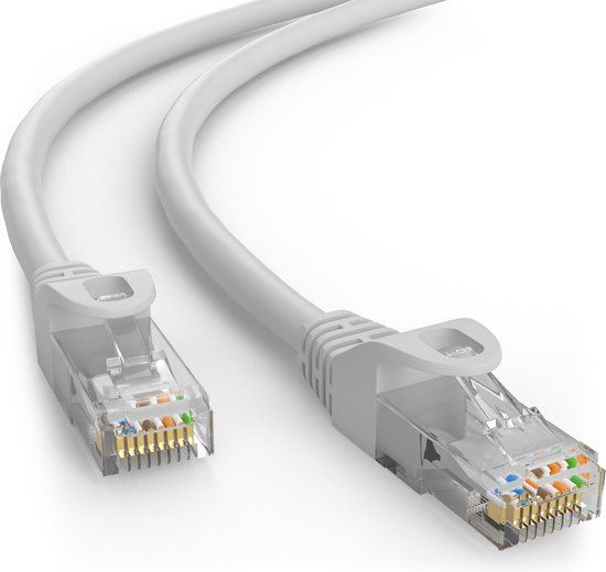 Merkloos Wentronic CAT6 Netwerkkabel - RJ45 - Grijs - 20 m