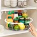 CLORD Lazy Susan Draaitafel Koelkast Organizer 25cm Zwart