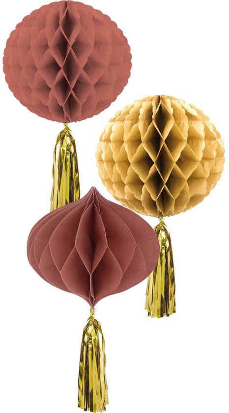 Folat Honeycombs Golden Dusk - 3 stuks