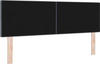 vidaXL Hoofdbord Donkergrijs 160 cm Fluweel