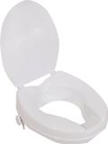 Aidapt Verhoogde toiletbril 5 cm - Ergonomisch met deksel - Wit
