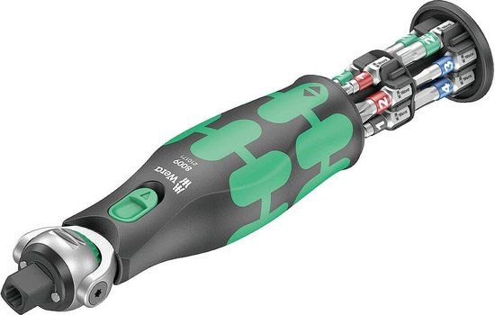 Wera 8009 Zyklop Pocket Bitschroevendraaierset 1 - 1/4" - 3/8"
