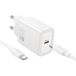 Hoco N60 20W 3A 1 x USB-C White Network Charger with USB-C Cable
