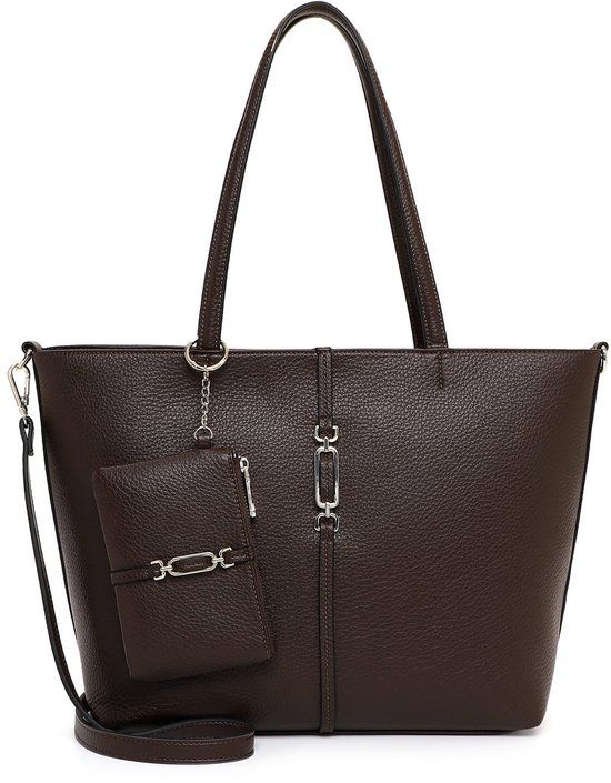 Emily & Noah Shopper E&N Lewe (65725) Dames Handtas Bruin