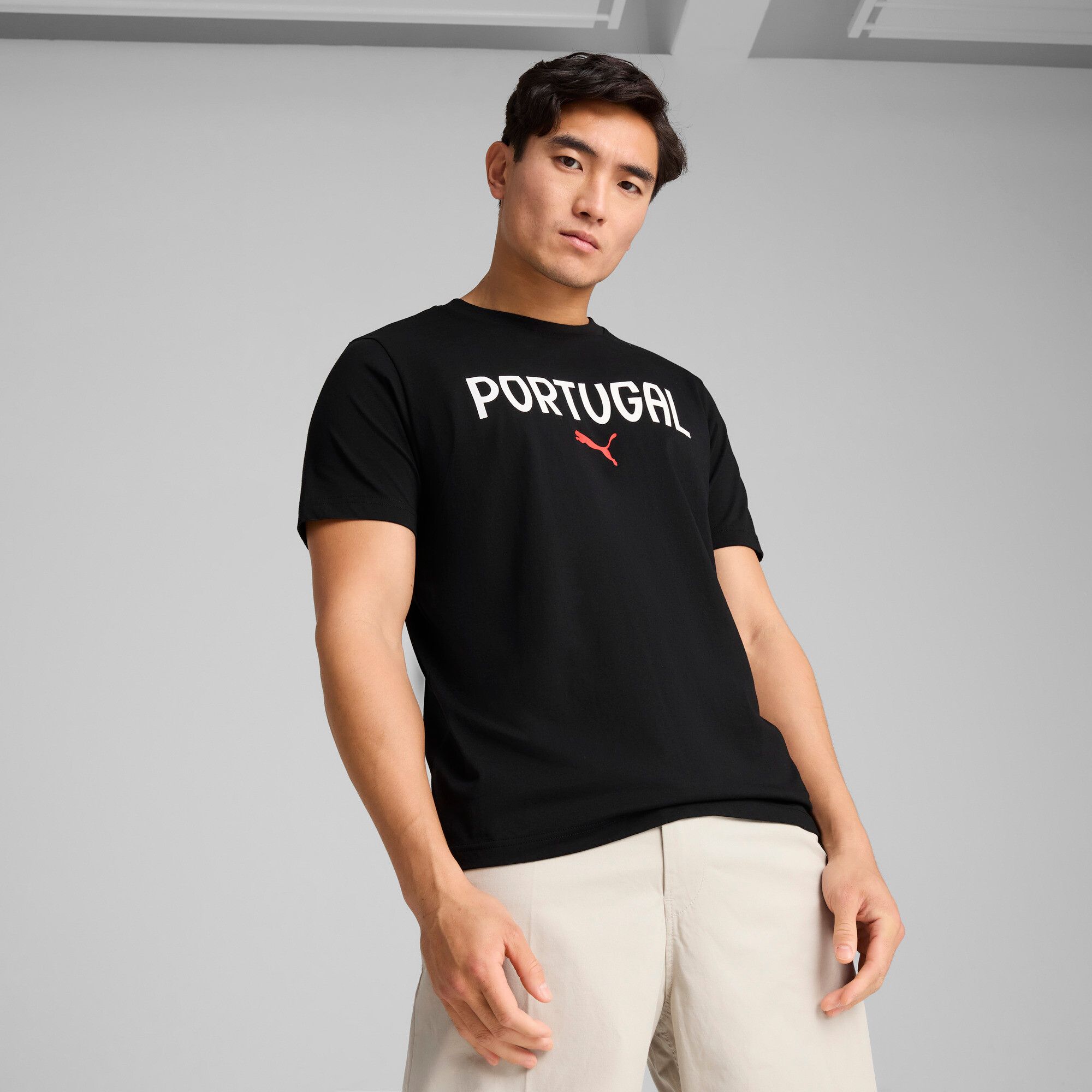 PUMA Portugal ftblNRGY T-shirt - Heren - Zwart - Maat L