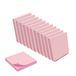 WAYTEX 1200 zelfklevende notities, pastelroze, 12 blokken à 100 vellen, 75 x 75 mm, vierkant