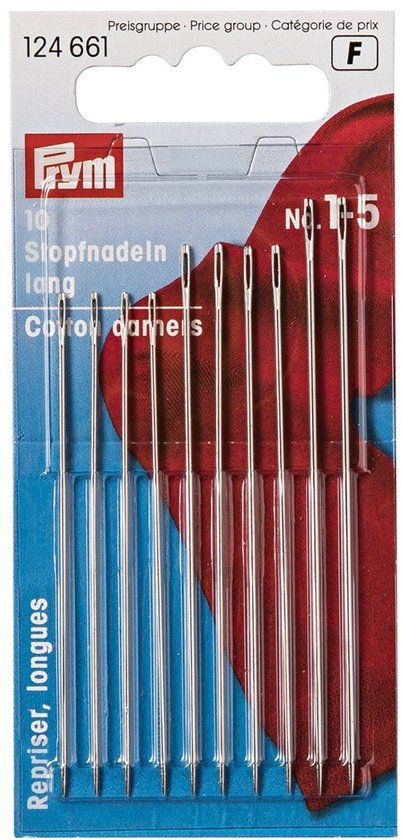 Prym Stopnaalden lang staal No. 1-5 assorti 10 st.