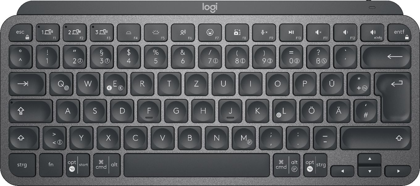 Logitech MX Keys Mini - Draadloos QWERTZ Toetsenbord - Grafiet
