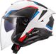LS2 OF618 Verso II Air Wit Blauw Rood Jethelm - Helm