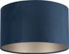 Uniqq Abat-jour velours bleu roi Ø 35 cm – 20 cm haut
