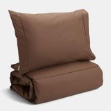 Bianca Plain Dyed Percal Deep Taupe