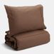 Bianca Plain Dyed Percal Deep Taupe