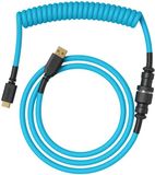 Glorious PC Gaming Race Coiled Cable - Spiraalkabel - Electric Blue