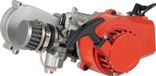 StarTech Icecat 49 cm³ motor – Motor voor ATV/pocketbike – Twee-takt, ééncilinder – Luchtgekoeld – Start via trekkoord – Elektrische ontsteking – Geschikt voor mini dirt bikes en scooters – Rood