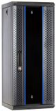 DSIT 10 inch 15U serverkast met glazen deur 312x310x752mm (BxDxH) - Zwart