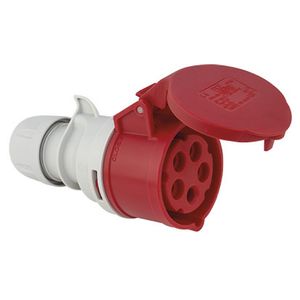 REV 0512560555 Stopcontactkoppelingen Rood IP44 16A