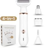 Parvale® Ladyshave 4 in 1 - Wit/Rosé