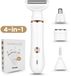 Parvale® Ladyshave 4 en 1 - Blanc/Rosé