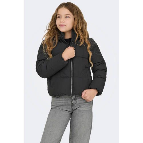 ONLY KOGDOLLY LIFE SHT PUFFER JACKET OTW NOOS Meisjes Jas - Black