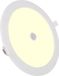 Aigostar Downlight LED Slim - PIR Bewegingssensor 360° - Inbouw Rond 24W - Blanc Chaud 3000K - Blanc Mat - Ø240mm