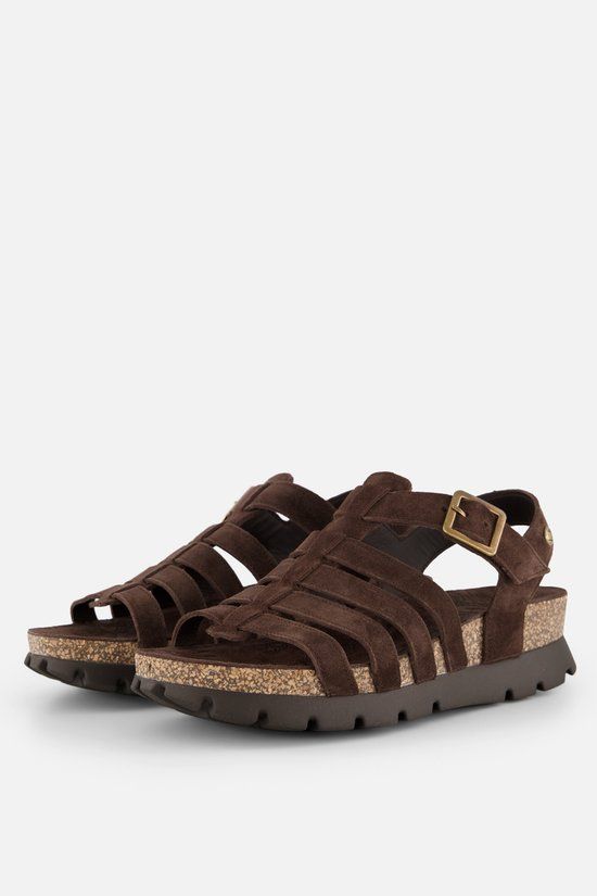 Panama Jack Sasha Sandalen bruin Suède - Maat 40
