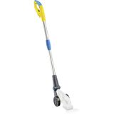 GLORIA FineCut Compact Drive&Cut, 18 V, greepverlenging voor Gloria accu, gras- en struikschaar, ergonomische softgrip, rugvriendelijk, instelbare werkhoek, lichtlopende wielen