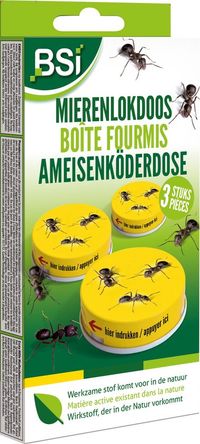 BSI Mierenlokdoos - Op basis van spinosad - 3 pièces