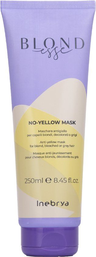 Inebrya No-Yellow Mask - 250ML - Alle haartypes
