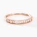 Davila Bague Or Rose Oxyde De Zirconium