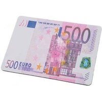 Muispad Mousepad 500 Euro biljet zwart