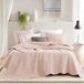 Madison Park Lichtgewicht sprei beddengoed, Shams, Microfiber, Medaillon Blush, Full/Queen (90"x90")