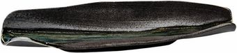 Tokyo Design Studio Mino Craft Plat rond bord Groen/Grijs 40 x 11 cm