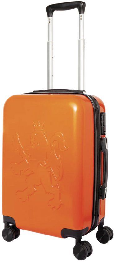 O.leo - Oranje Hardcase Handbagage Koffer - 54x34x20cm - 35L - TSA Slot - 4 Wielen