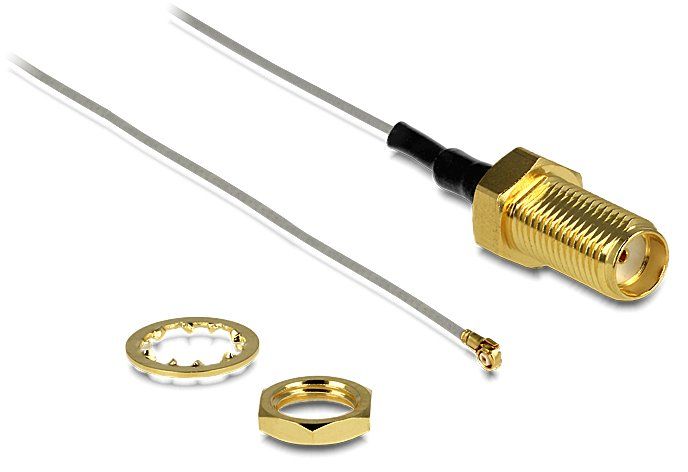 DeLOCK 88814 2m grijs 50 ohm