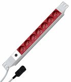 Kopp 933704013 PROFIversal 7-voudig met centrale bescherming 2 m, heraansluitbaar met koudapparaatstekker 250 VAC, 10 A