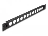 DeLOCK 66900 19 inch patch panel | 1U | Zwart