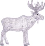 Feeric lights & Christmas LED verlichte rendier - 73 cm - 100 lampjes - warm wit