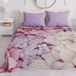 PETTI Artigiani Italiani - Sprei voor tweepersoonsbed, lente en zomer, lichte deken voor tweepersoonsbed, beddengoed, hortensia, 100% Made in Italy