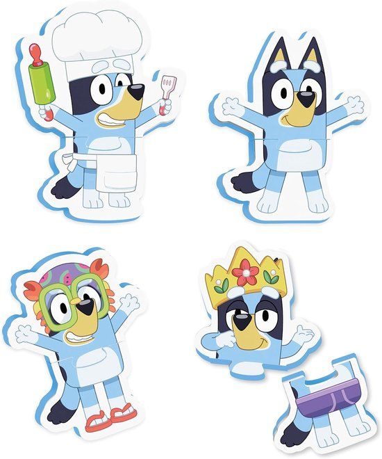 Tomy Bluey badpuzzel multicolor schuim speelgoed voor kinderen.