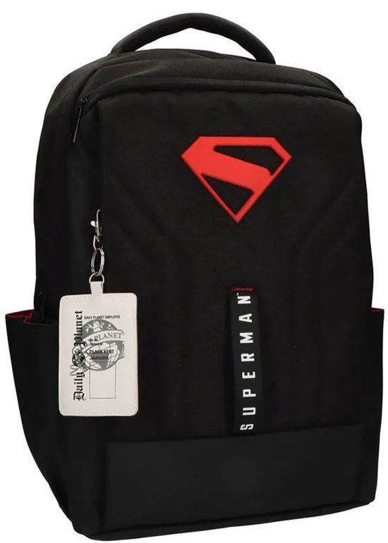 Cerda Dc Comics Superman Casual Technical Rugzak Zwart