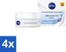 NIVEA Essentials Crème de jour Crème hydratante pour le visage SPF 30 - 4 x 50 ml