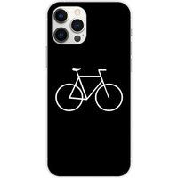 Apple iPhone 12 Pro Max Bike hipster bedrukt siliconen hoesje