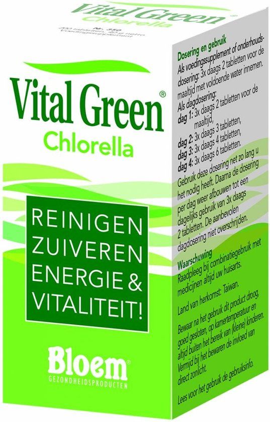 Bloem Vital Green Chlorella - 200 Tabletten